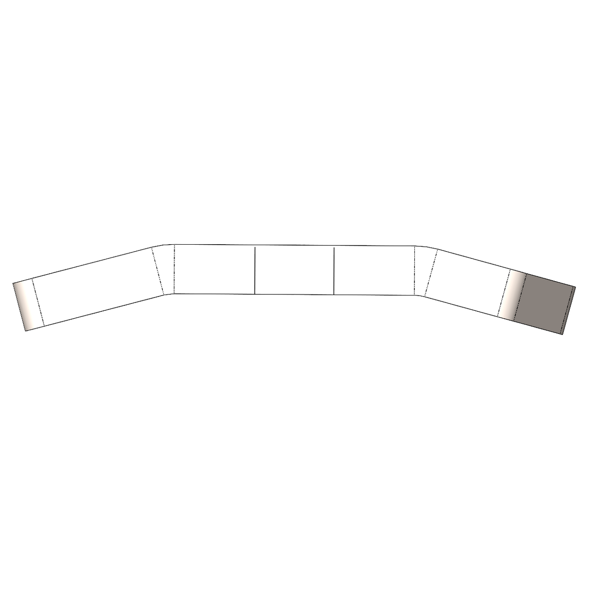 Matice obdélniková 12x56,7x5 úhlová