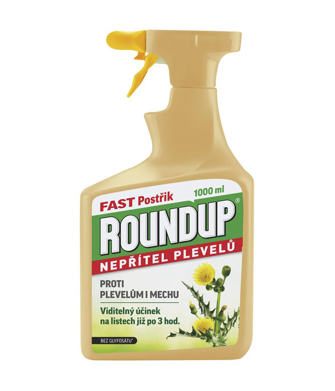 ROUNDUP Fast bez glyfosátu - rozprašovač EVERGREEN 1l - expirace 03/2026