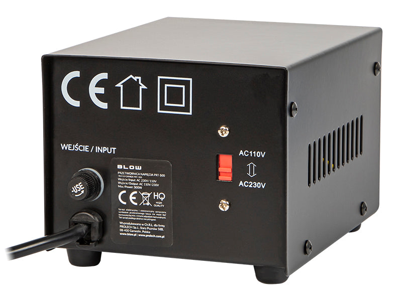 Měnič napětí BLOW PRT-100 230V/110V 100W - rozbaleno
