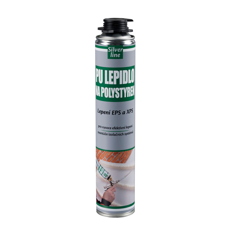 Lepidlo na polystyren DEN BRAVEN SILVER LINE pistolové 750ml - rozbaleno