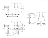 Relé 24V  8A/250VAC  2x přep.  RELEF4052-24