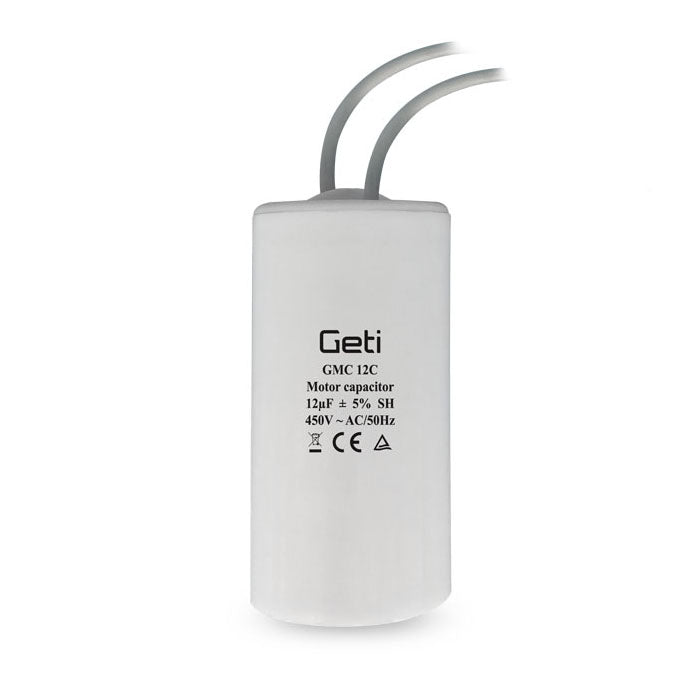 Kondenzátor rozběhový motorový 12uF 450V GETI GMC 12C