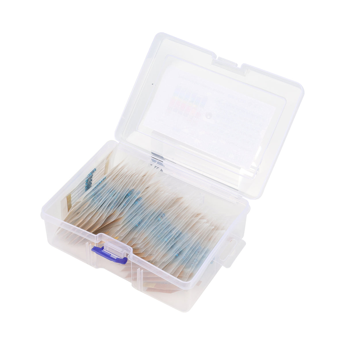 Sada metalizovaných rezistorů 1,2ohm-1Mohm 1/2W (0,5W) – 500 ks, 50 hodnot