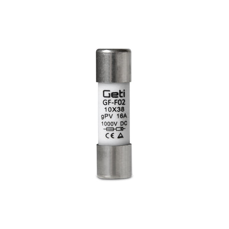 Pojistka GETI GF-F02 pro fotovoltaické systémy 16A/1000V DC