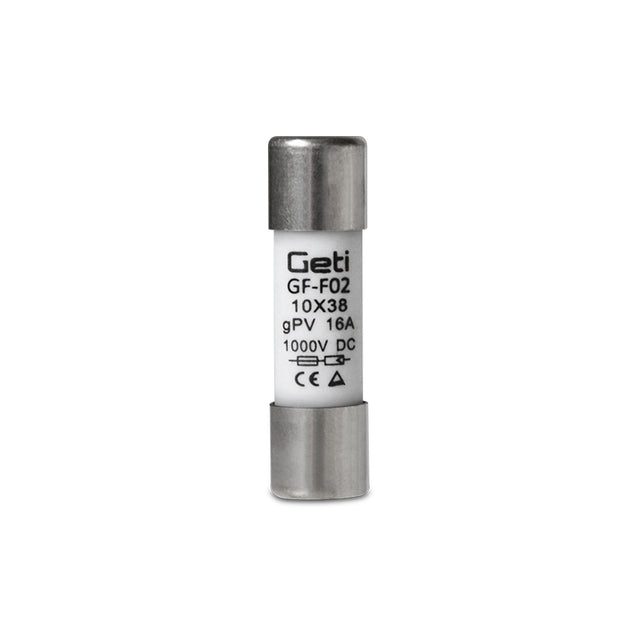 Pojistka GETI GF-F02 pro fotovoltaické systémy 16A/1000V DC