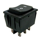Přepínač kolébkový   3pol./6pin  (ON)-OFF-(ON) 250V/15A černý