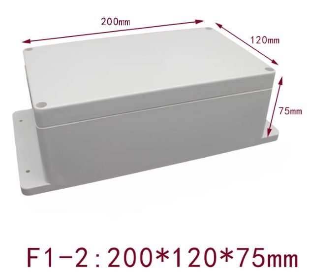 Krabička 158x90x60mm  šedá