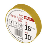Páska izolační PVC 15mm/10m žlutá EMOS 1ks