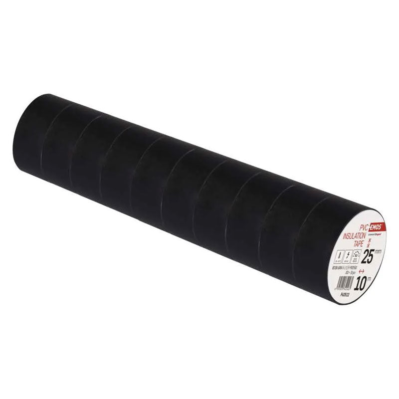 Páska izolační PVC 25mm/10m černá EMOS 1ks