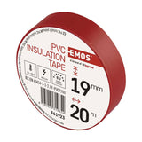 Páska izolační PVC 19mm/20m červená EMOS 1ks