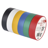 Páska izolační PVC 15mm/ 8m mix barev EMOS 6ks