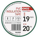 Páska izolační PVC 19mm/20m zelená EMOS 1ks
