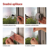 Páska na opravu sítě proti hmyzu 50mm/ 2m transparentní EMOS F6210