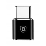 Adaptér microUSB na USB-C BASEUS CAMOTG-01 Black