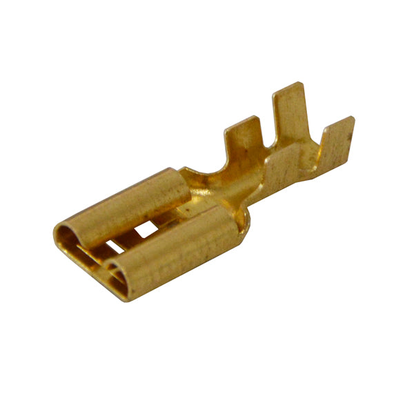 Zdířka faston  neizolovaná 9.5mm   2-4mm