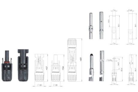 Konektor pro solární panely MC4-F