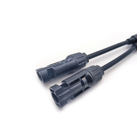 Konektor pro solární panely MC4 GETI rozbočovací 1x zdířka 2x konektor 30cm