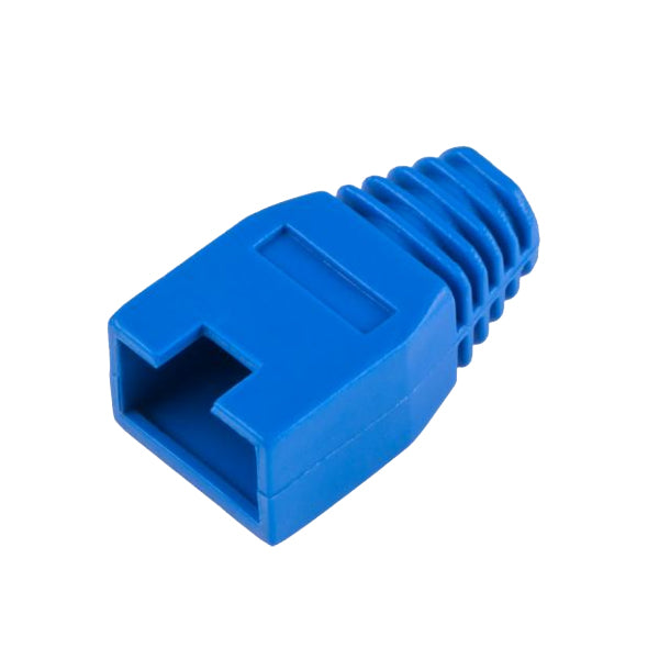 Kryt gumový pro konektor RJ45 modrý
