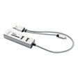 USB hub YENKEE YHC 103SR + čtečka