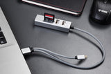 USB hub YENKEE YHC 103SR + čtečka