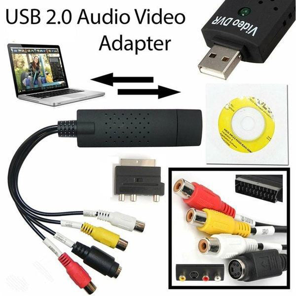 Převodník analogové video+zvuk na digitální - USB 2.0