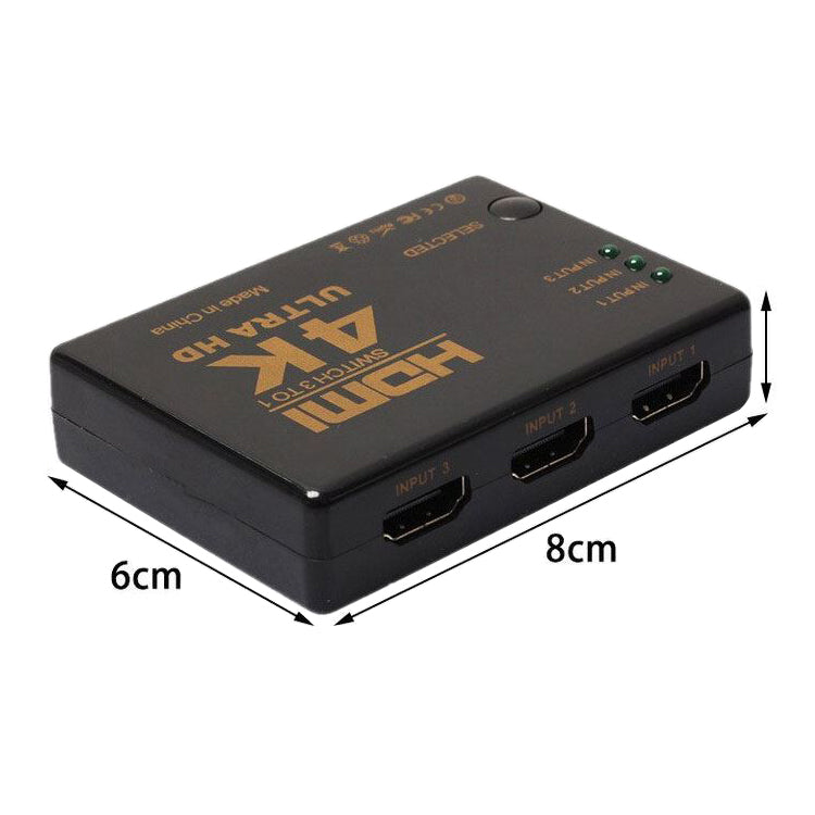 Přepínač 3x HDMI - 1x HDMI HADEX UH-301