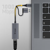 Adaptér YENKEE YTC 013 USB C na RJ45