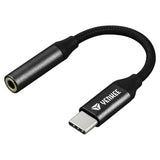 Adaptér YENKEE YTC 102 USB-C / JACK 3,5mm (pro poslech hudby)