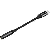 Adaptér YENKEE YTC 102 USB-C / JACK 3,5mm (pro poslech hudby)