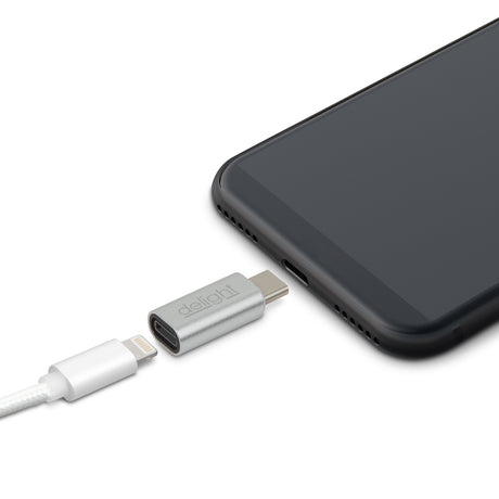 Adaptér Lightning na USB-C DELIGHT 55448B