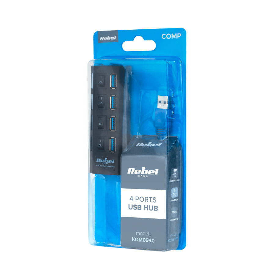 USB hub REBEL KOM0940