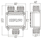 Spojka kabelová GCC009 450V, 3x5-9mm, IP68 Y1/2