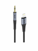 Adaptér iPEAX 90010138 Lightning / JACK 3,5mm (pro poslech hudby) Black