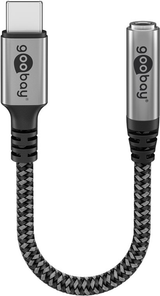 Adaptér GOOBAY 74056 USB-C/JACK 3,5mm (pro poslech hudby)