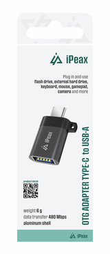 Adaptér iPEAX 90010141 USB/USB-C OTG