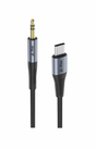 Adaptér iPEAX 90010139 USB-C / JACK 3,5mm (pro poslech hudby) Black