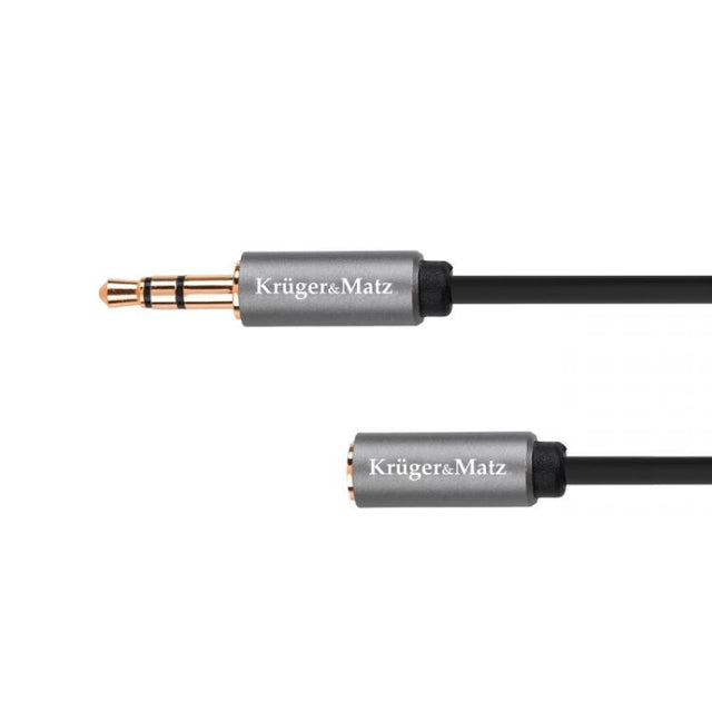 Kabel Jack 3,5mm konektor/Jack 3,5mm zdířka 1m KRUGER & MATZ KM1229 Basic