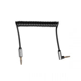 Kabel Jack 3,5mm konektor/Jack 3,5mm konektor 1m KRUGER & MATZ KM1242 Basic spirálový