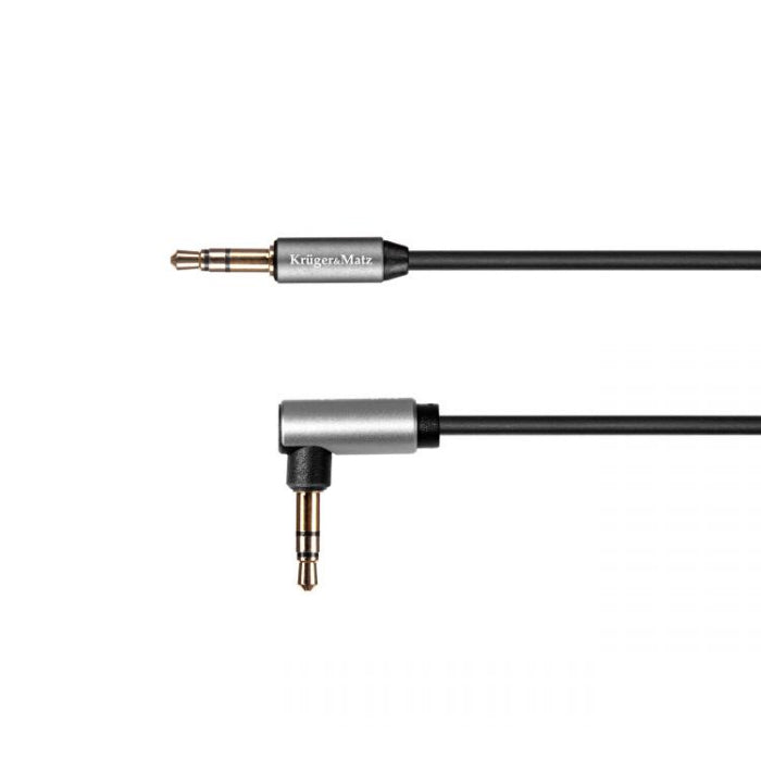 Kabel Jack 3,5mm konektor/Jack 3,5mm konektor 1m KRUGER & MATZ KM1242 Basic spirálový