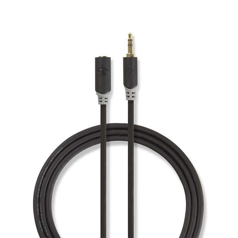 Kabel Jack 3,5mm konektor/Jack 3,5mm zdířka 1m NEDIS CABW22000AT10