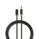 Kabel Jack 3,5mm konektor/Jack 3,5mm zdířka 1m NEDIS CABW22000AT10