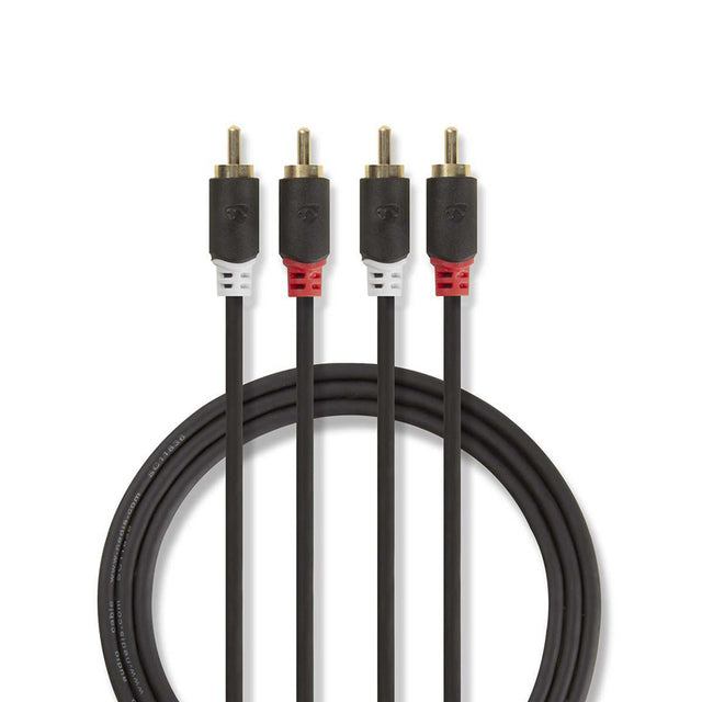 Kabel 2x Cinch konektor/2x Cinch konektor 3m NEDIS CABW24200AT30