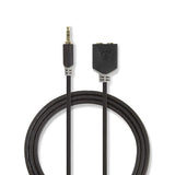 Kabel Jack 3,5mm konektor/Jack 3,5mm konektor 0,2m NEDIS CABW22100AT02