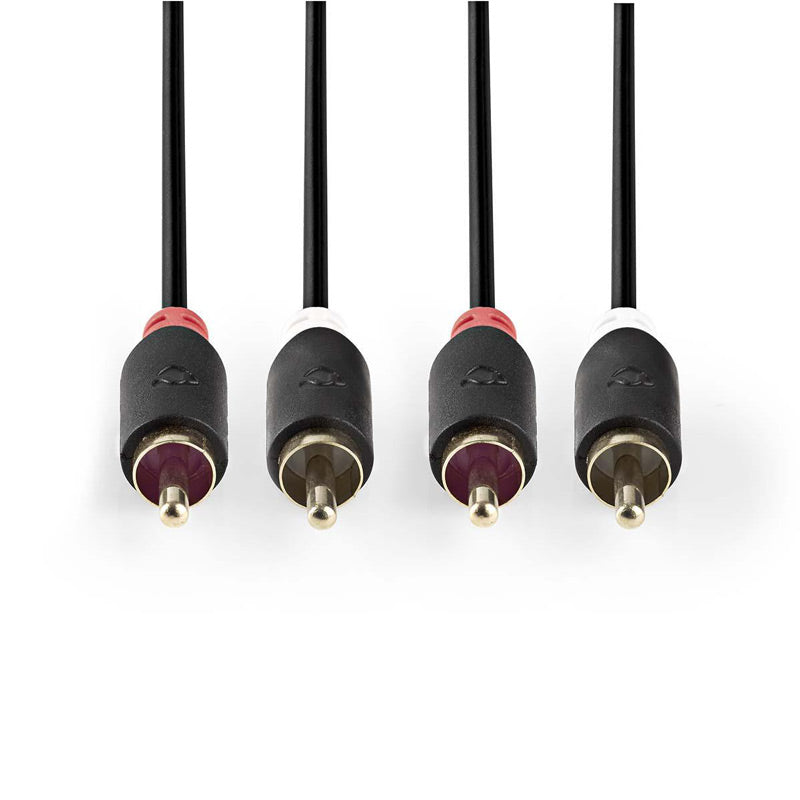 Kabel 2x Cinch konektor/2x Cinch konektor 2m NEDIS CABW24200AT20