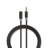 Kabel Jack 3,5mm konektor/Jack 3,5mm zdířka 2m NEDIS CABW22050AT20