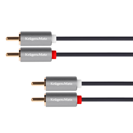 Kabel 2x Cinch konektor/2x Cinch konektor 5m KRUGER & MATZ KM1212 Basic