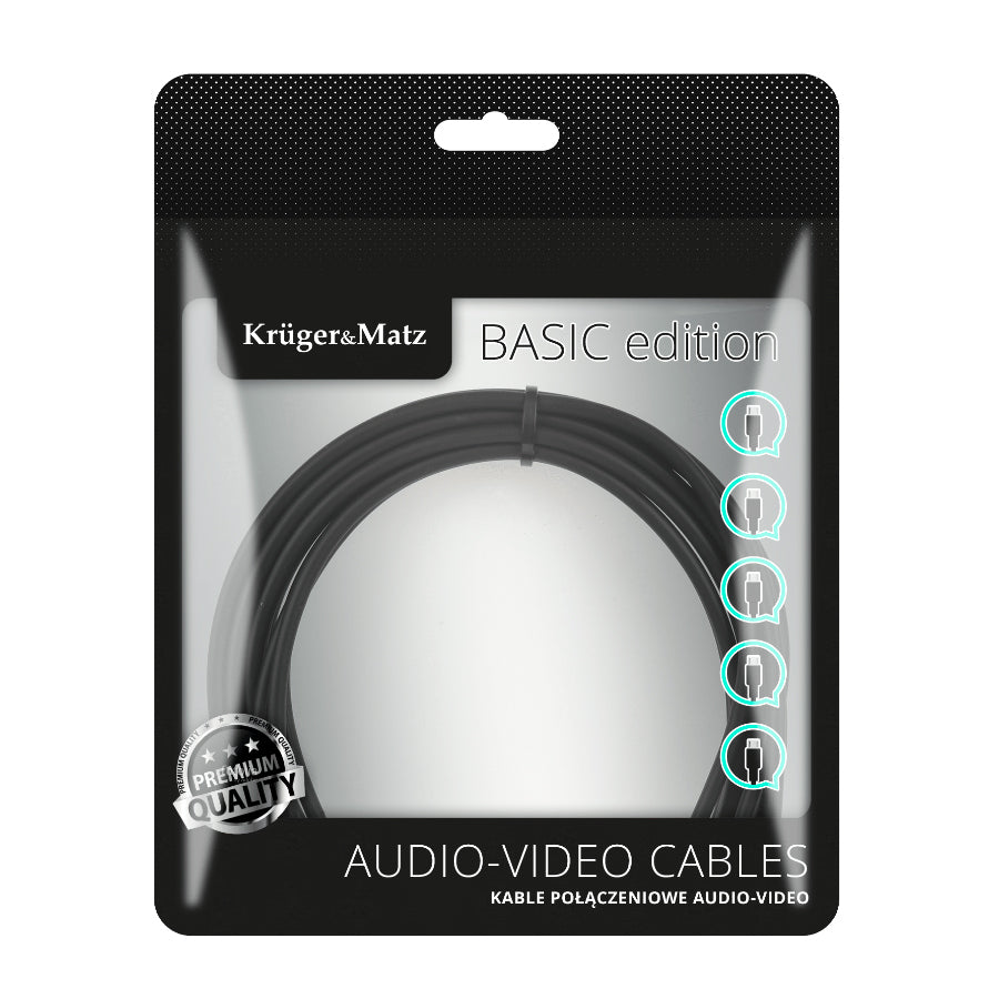Kabel KRUGER & MATZ KM1207 Basic HDMI 4K 3m