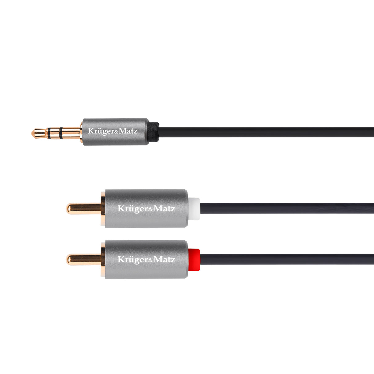 Kabel Jack 3.5mm stereo/2x Cinch 3m KRUGER & MATZ KM1216 Basic