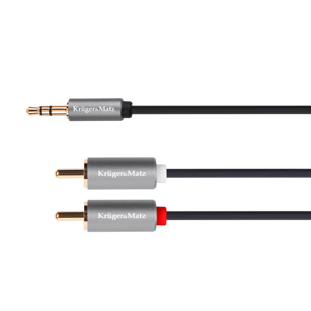 Kabel Jack 3.5mm stereo/2x Cinch 3m KRUGER & MATZ KM1216 Basic