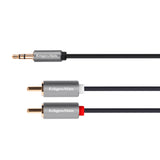 Kabel Jack 3.5mm stereo/2x Cinch 5m KRUGER & MATZ KM1217 Basic